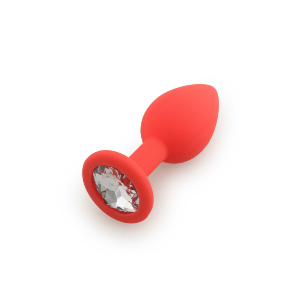 Plug rouge bijou cristal Large CHERRY 